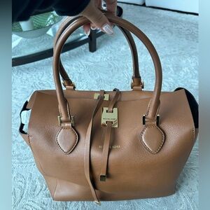 Tan Michael Kors Collection bag